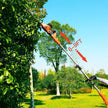 OPEN BOX GARCARE 2 in 1 Corded Pole Hedge Trimmer with 18 Inch Laser Cutting Blade-GPHT06