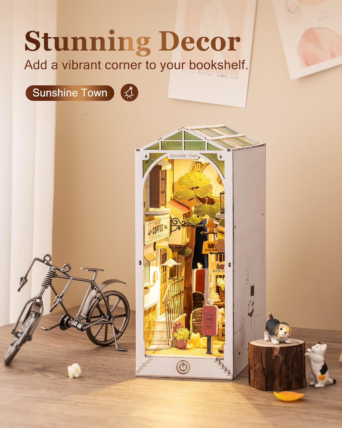 Rolife 3D Wooden Puzzle Model Kits Sunshine Town TGB02