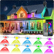 SINLEY Led RGB Eaves Lights 500Ft/150M with App Control Remote, Permanent Outdoor Lights