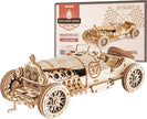 ROKR Grand Prix Car Scale Model 3D Wooden Puzzle MC401