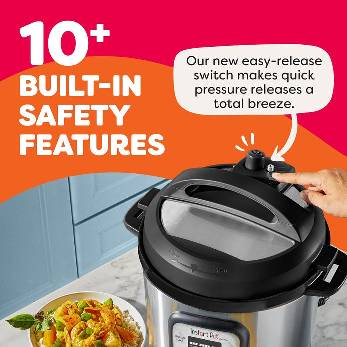 NEW/SEALED BOX  Instant Pot Duo Plus 6 Qt 9-in-1 Electric Pressure Cooker, Stainless Steel
