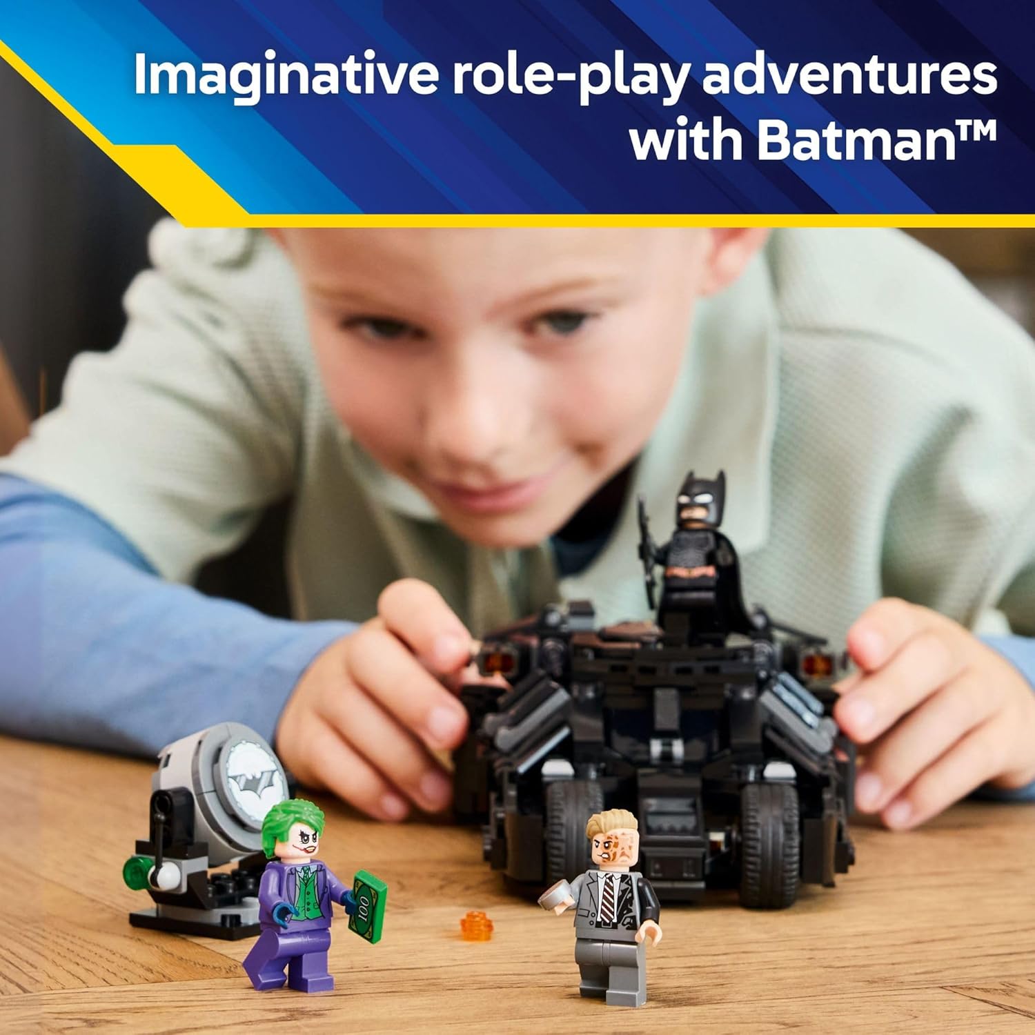 LEGO DC Batman Tumbler vs. Two-Face  The Joker  Building Set (76303)