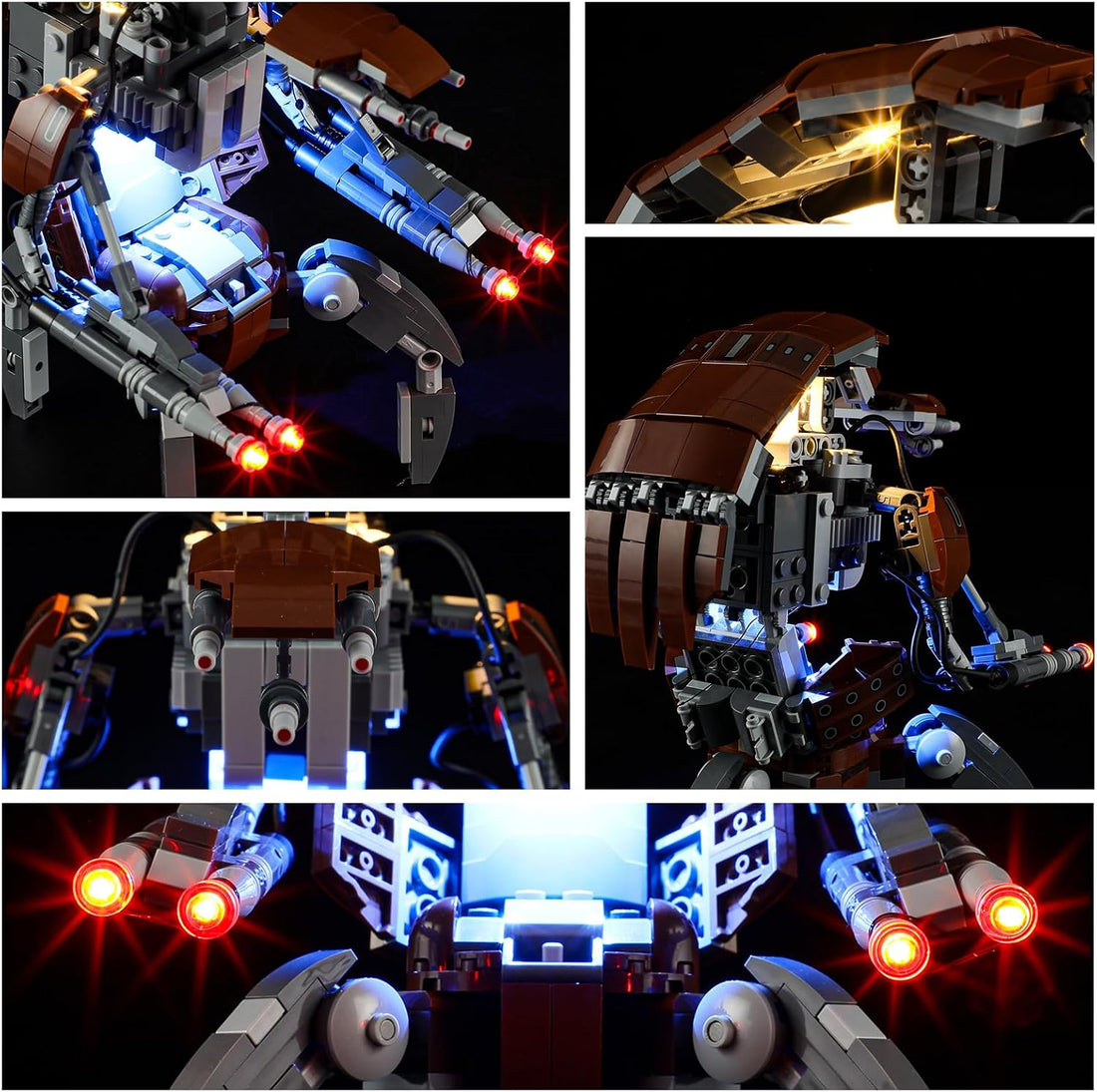 YEABRICKS LED Light for 75381 Star Wars Droideka Building Blocks Model