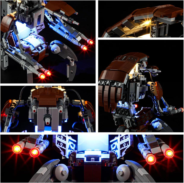 YEABRICKS LED Light for 75381 Star Wars Droideka Building Blocks Model