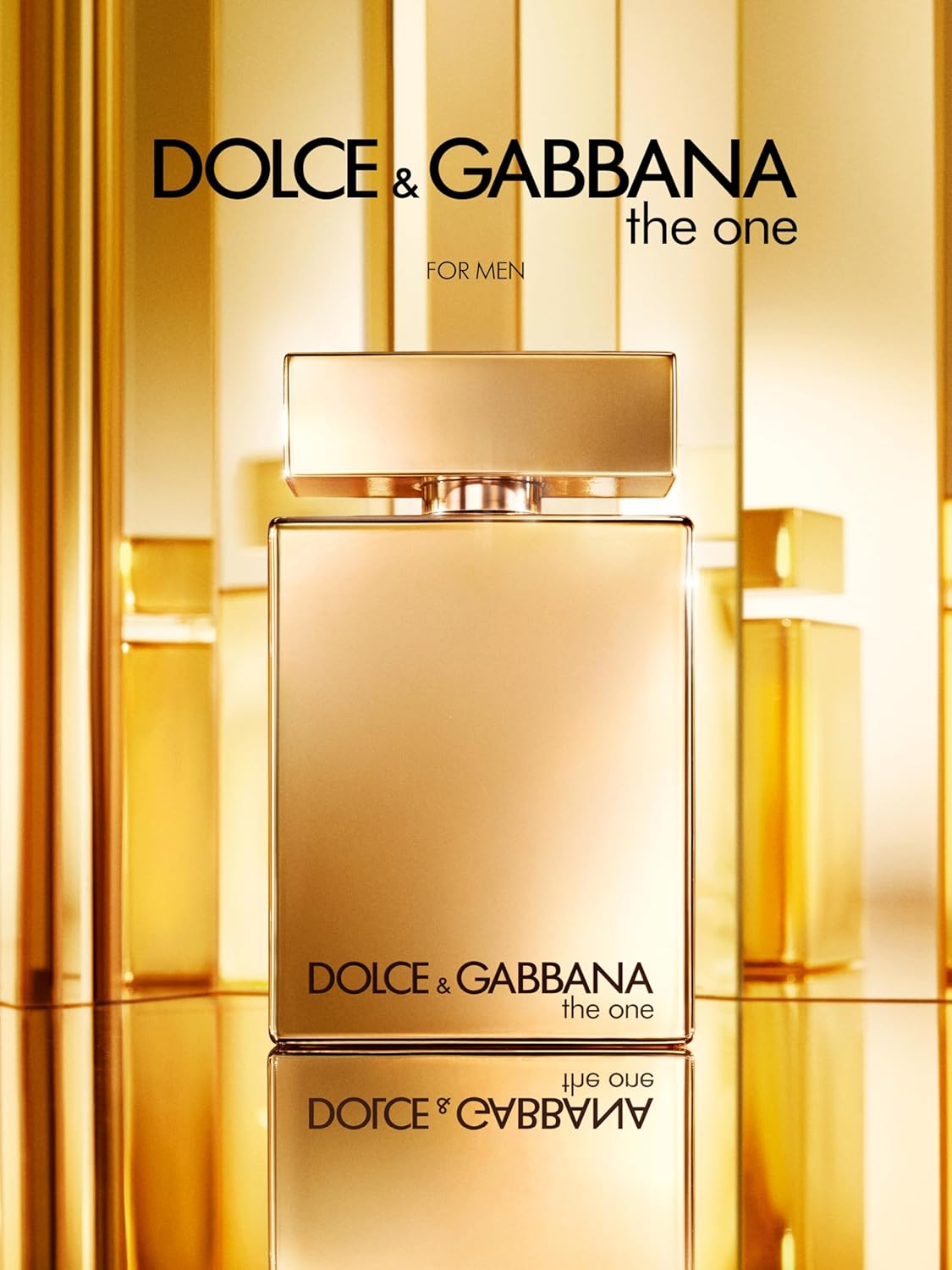 The One Gold by Dolce & Gabbana Eau De Parfum Intense Spray 3.4 oz for Men 100ml