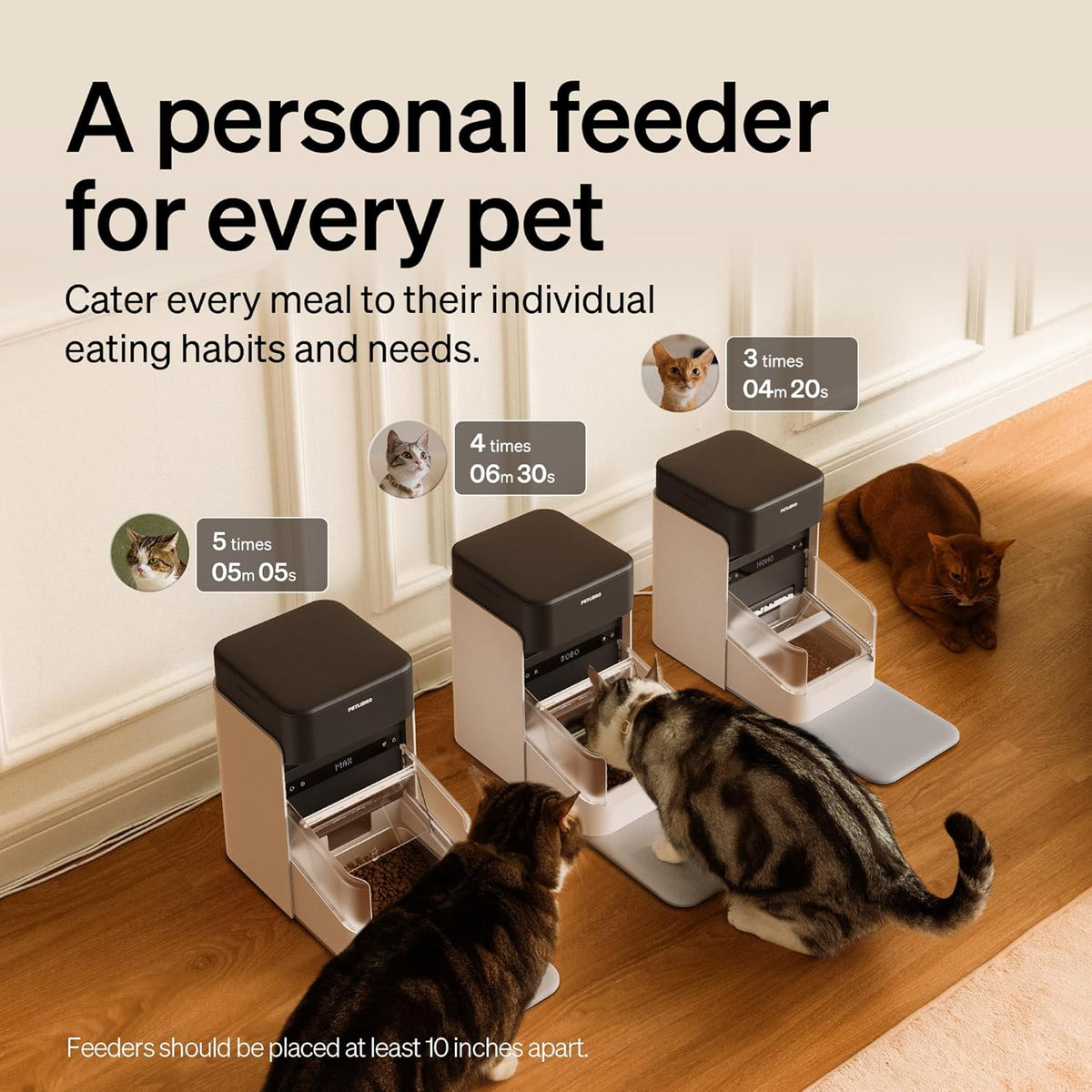 NEW/OPEN BOX PETLIBRO RFID Automatic Cat Feeder with Collar Tag Sensor PLAF301