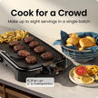 DEMO/OPEN BOX Chefman XL Electric Griddle with Removable Temperature Control, Immersible Flat Top Grill  25 x 51 CM