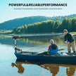 SUNELEXE 55lb Thrust Trolling Motor SM-55 with 8 Speed Control, Outboard Motor