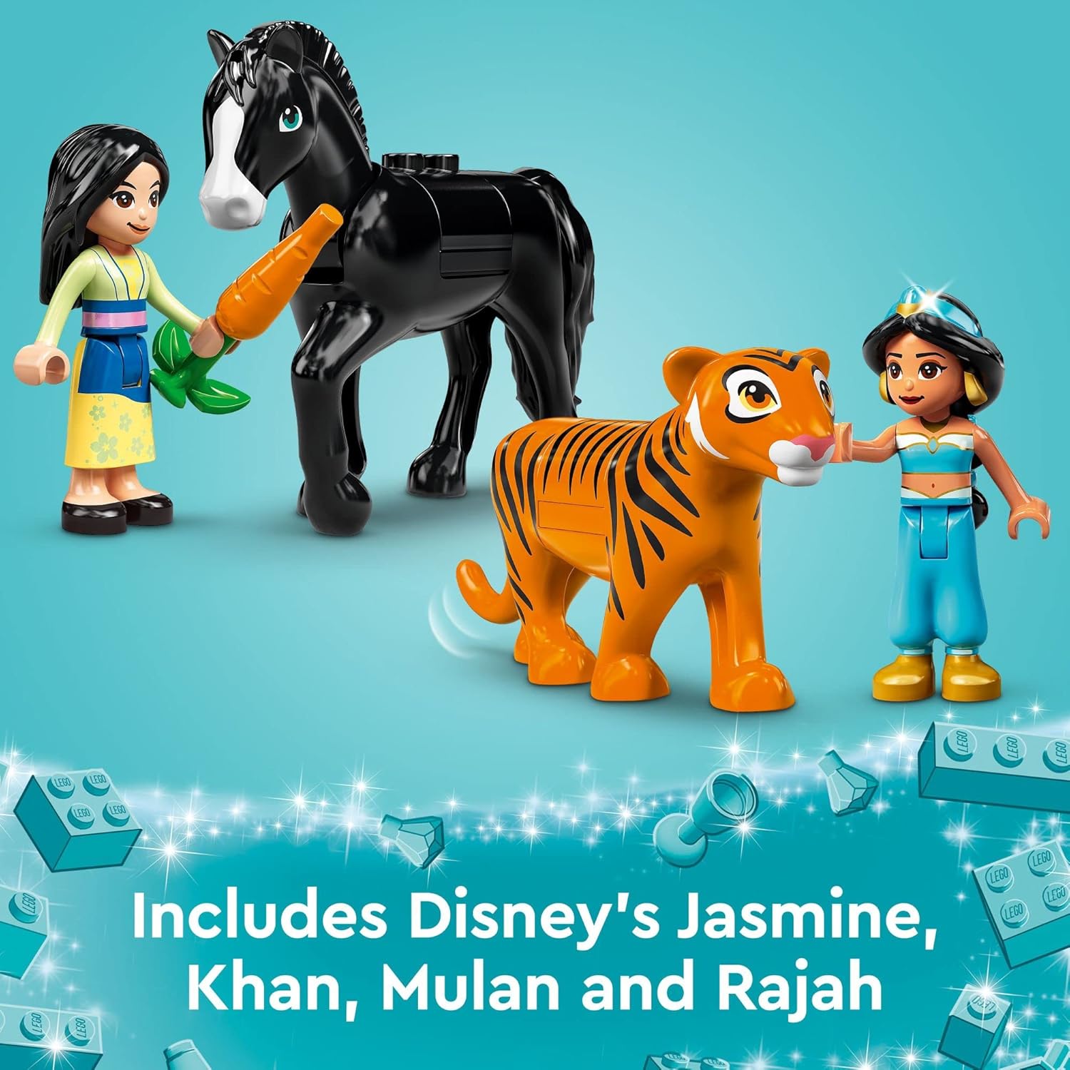 LEGO Disney Princess Jasmine and Mulan Adventure  Palace Set (43208)