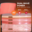 SUNKENET Red Light Panel for Body and Face, Infrared Red Light Lamp with Stable Stand, 660nm and 850nm Infrared Pannel