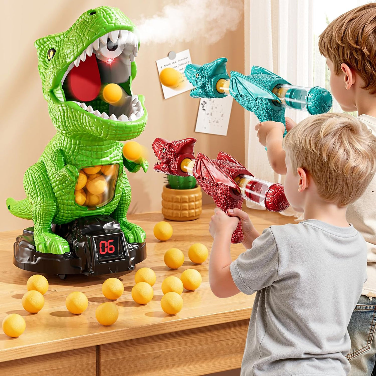 NEW JUKUDAHU Dinosaur Toys for Kids 3-5, Moveable  Game