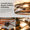 Open box ropelux Caged Ceiling Fan 17.5 inch  Ceiling Fans Light with Remote