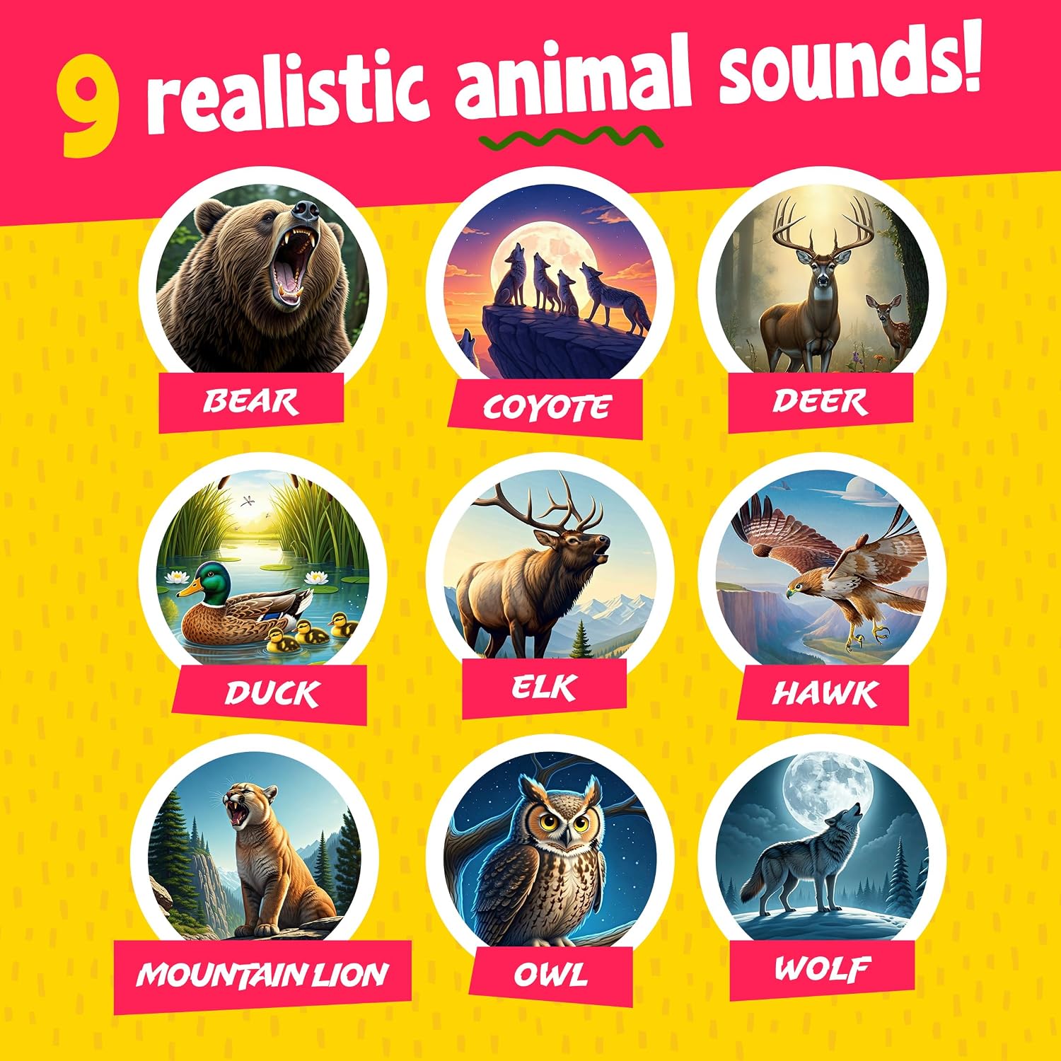Animal Caller for Kids Rechargeable - Kids Outdoor Toys