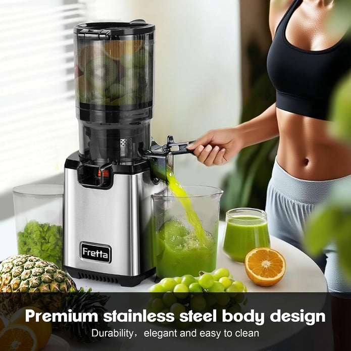 USED/LIKE NEW Fretta Cold Press Juicer, 5.3