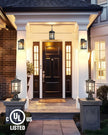 NEW/OPEN BOX OPAXIS Dusk to Dawn Outdoor Post Lights, Black Post Lights Outdoor-P82491