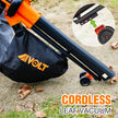 AIVOLT Leaf Blower Vacuum Mulcher, Cordless Leaf Vacuum3 IN 1  with 40L Bag 160MPH, 600CFM -H66162
