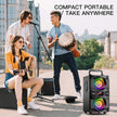 60W (80W Peak) Portable Bluetooth Speaker with Double Subwoofer Heavy Bass, Bluetooth 5.0 Wireless