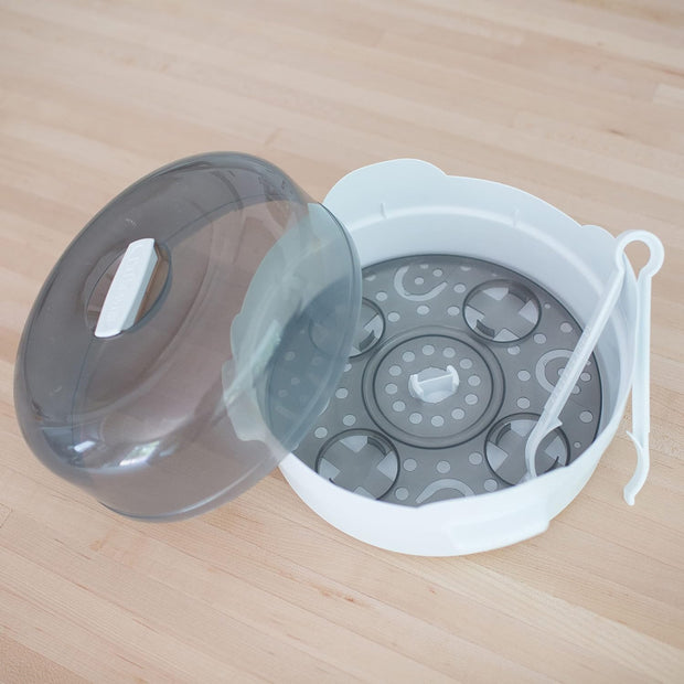 Dr. Brown's Microwave Steam Sterilizer for Baby Bottles, Nipples, Bottle Parts, Pacifiers, Teethers