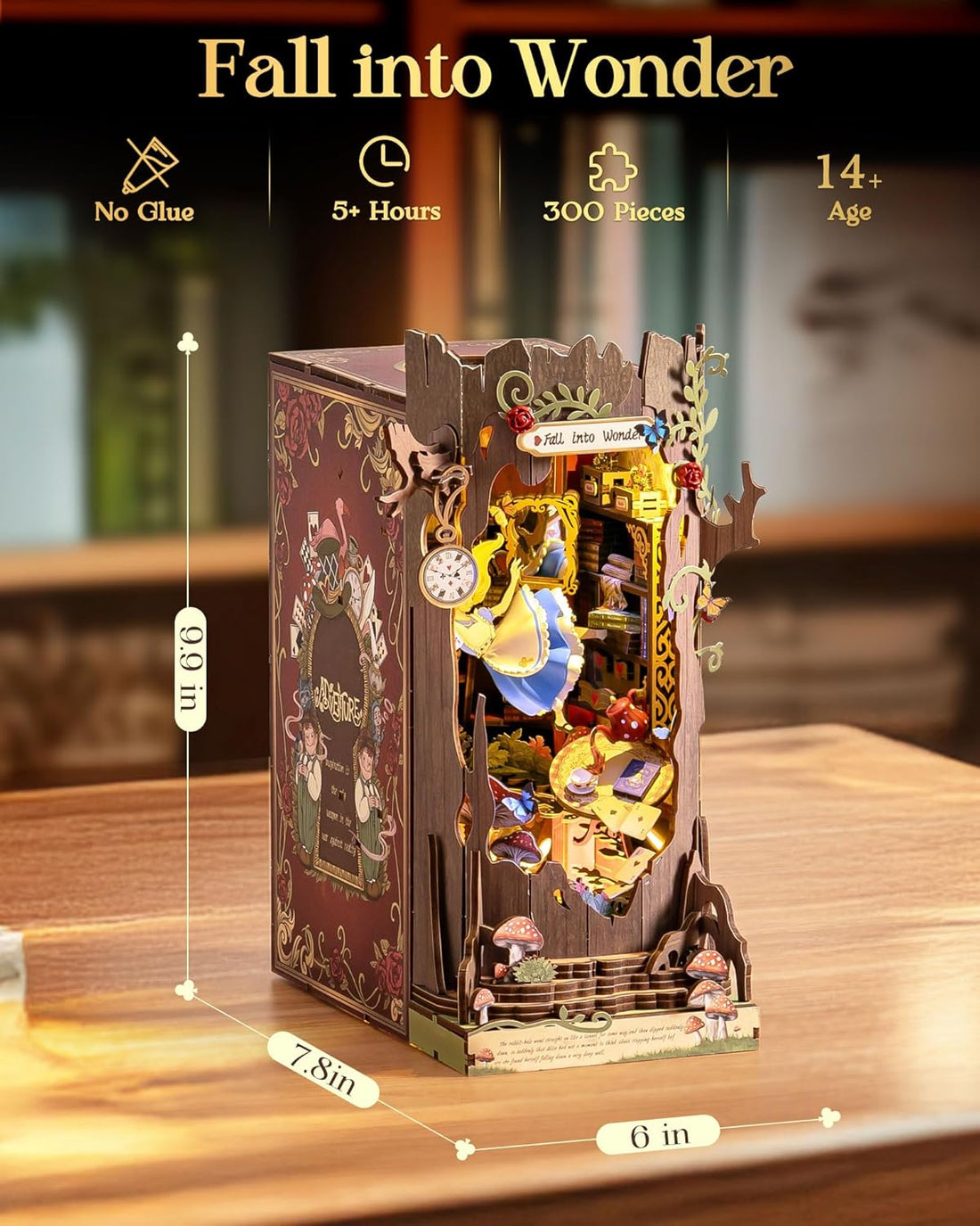 Rolife 3D Wooden Puzzle  Fall into Wonder DIY Miniature Kit (TGB12)