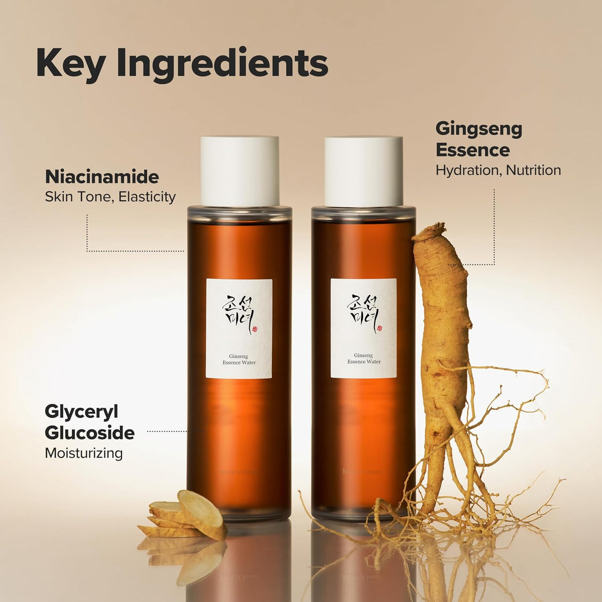 Beauty of Joseon Ginseng Essence Water Hydrating Face Toner for Dry, Dull Skin