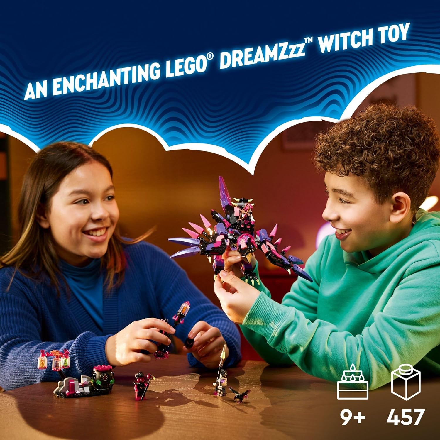 LEGO DREAMZzz The Never Witch’s Nightmare Creatures, Kids' Toy (71483)