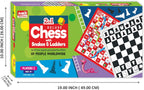 Ankit Toys & Games Chess, Ludo, Snakes & Ladders Senior Classic Tabletop