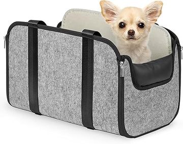 18 lbs Large Dog Car Seat Pet Center Console (Width 9in) Seat Puppy Cat Travel Portable Booster