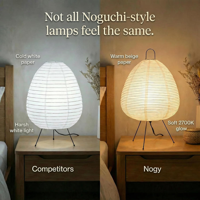 Akari Noguchi Rice Paper Lamp  Dimmable Japanese Paper Lantern Lamp