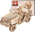 ROKR 3D Wooden Puzzle Scale Model Army Field Car Mechanical Model (MC701)