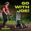 Sun Joe Corded Electric Garden Tiller & Cultivator with Steel Tines, TJ604E