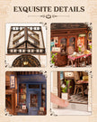 Rolife DIY Book Nook Wonderland Miniature Dollhouse Arcade Dating Kit 3D Wooden Puzzle TGB10