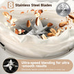 NEW Hanrose Nut Milk Maker Machine, 34 oz BPA-Free Glass Jar, 8-Blade System-K0810US