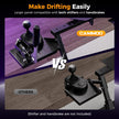 CAMMOO High Compatible Racing Wheel Stand Fits Handbrake, with Cup Holder