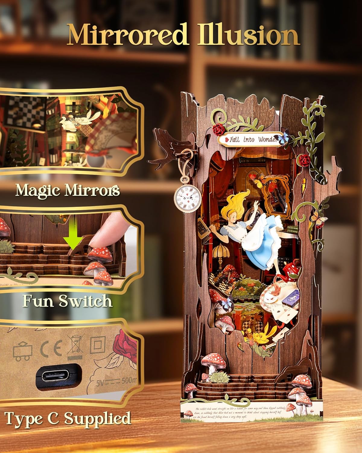 Rolife 3D Wooden Puzzle  Fall into Wonder DIY Miniature Kit (TGB12)