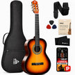 USED/LIKE NEW Pyle Beginner 36” Classical Acoustic Guitar - 3/4 Compact Size 6 String Linden Wood Guitar w/Gig Bag