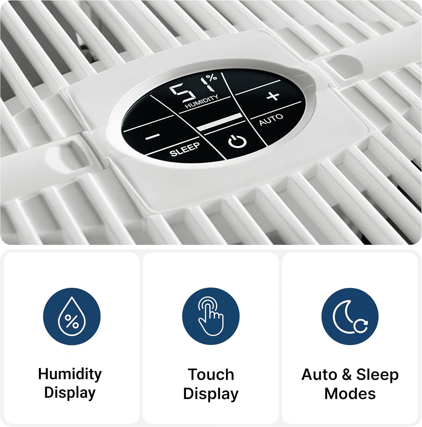 New/Open box Venta LW25 Comfort Plus Humidifier in White - Filter-Free Evaporative Humidifier
