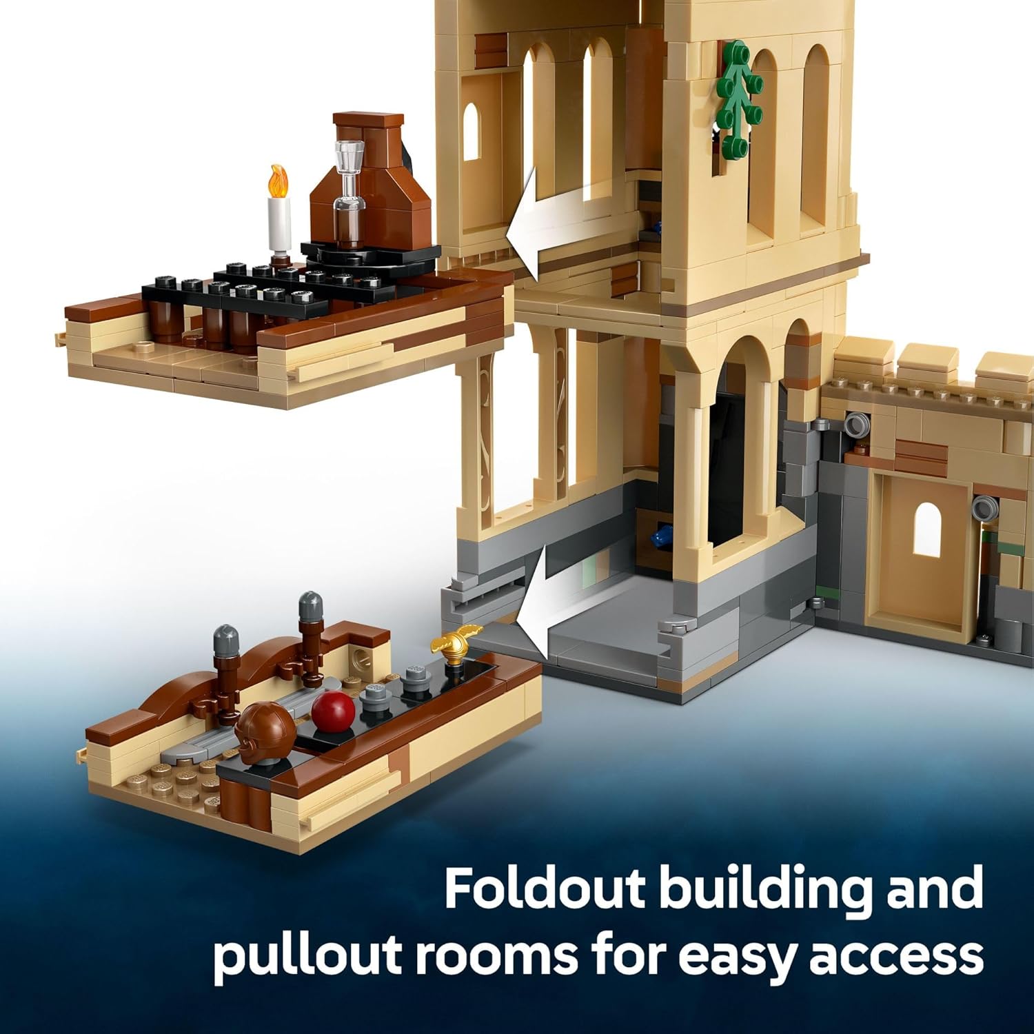 LEGO Harry Potter Hogwarts Castle: Flying Lessons Building Toy(76447)