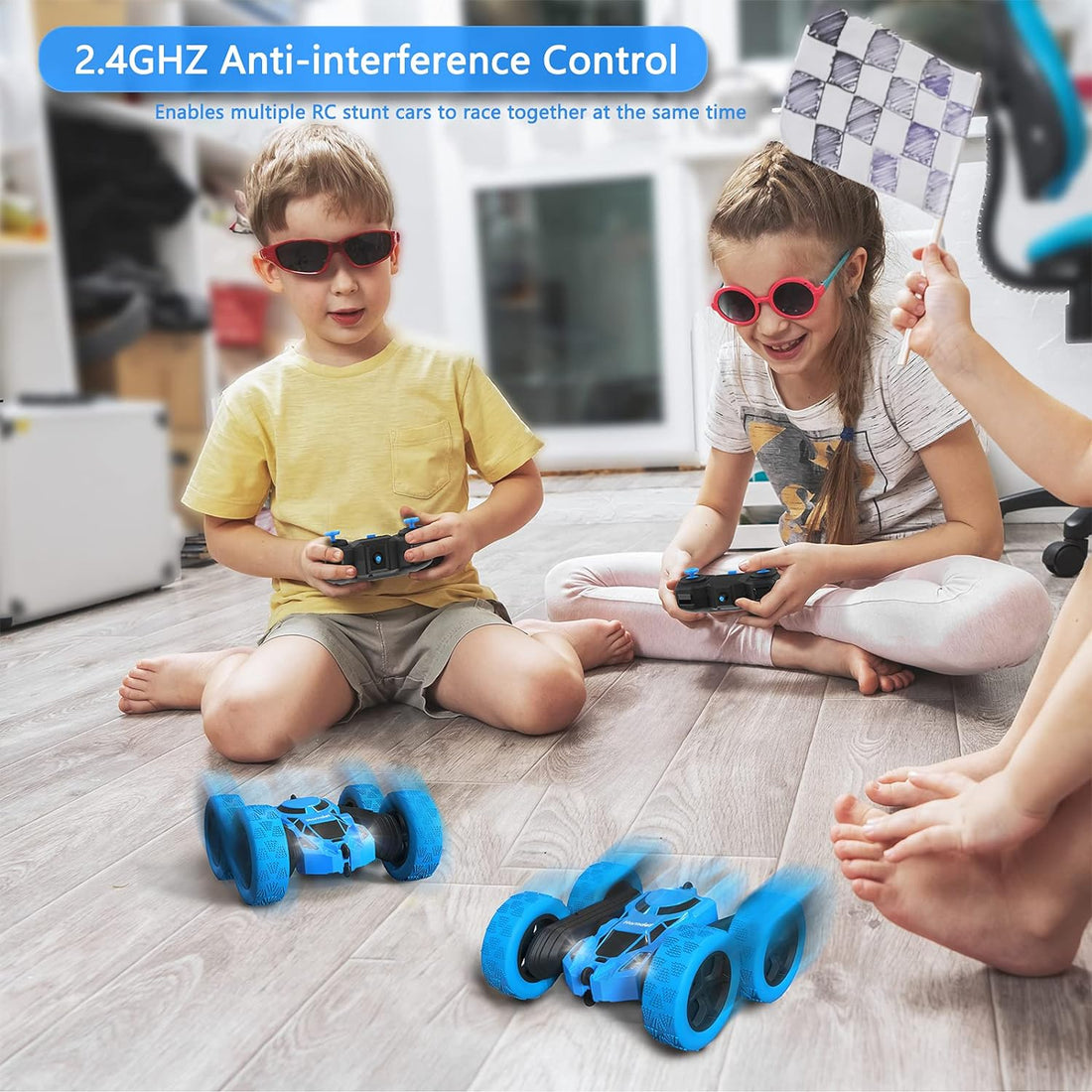 Stunt Car Double Sided remote control Car 2.4GHz Rechargeable Toy Cars for Boys Girls