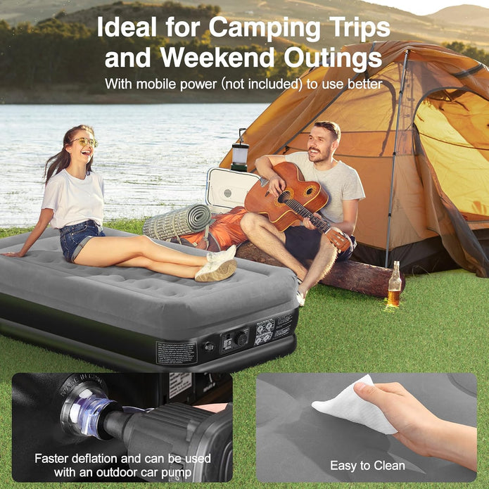 New/Open box Lewondr Twin Air Mattress with Built in Pump,18