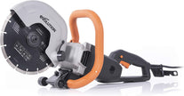 Evolution Power Tools R230DCT - 9 in Concrete Saw (Circular Saw, Angle Grinder) - 15A Motor, No Gas - Incl Diamond Masonry Blade