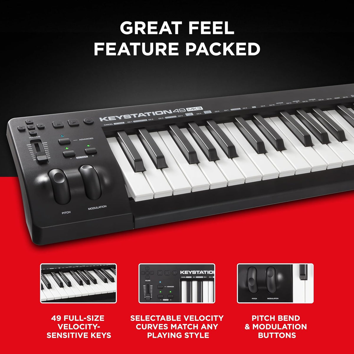 M-AUDIO Keystation 49 MK3 USB MIDI Controller