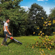 NEW/OPEN BOX WORX WG520 12 Amp Turbine 600 Electric Leaf Blower 600 CFM 110 MPH Airflow, 2-Speed Control for Daily Yard Debris Clearing, Corded