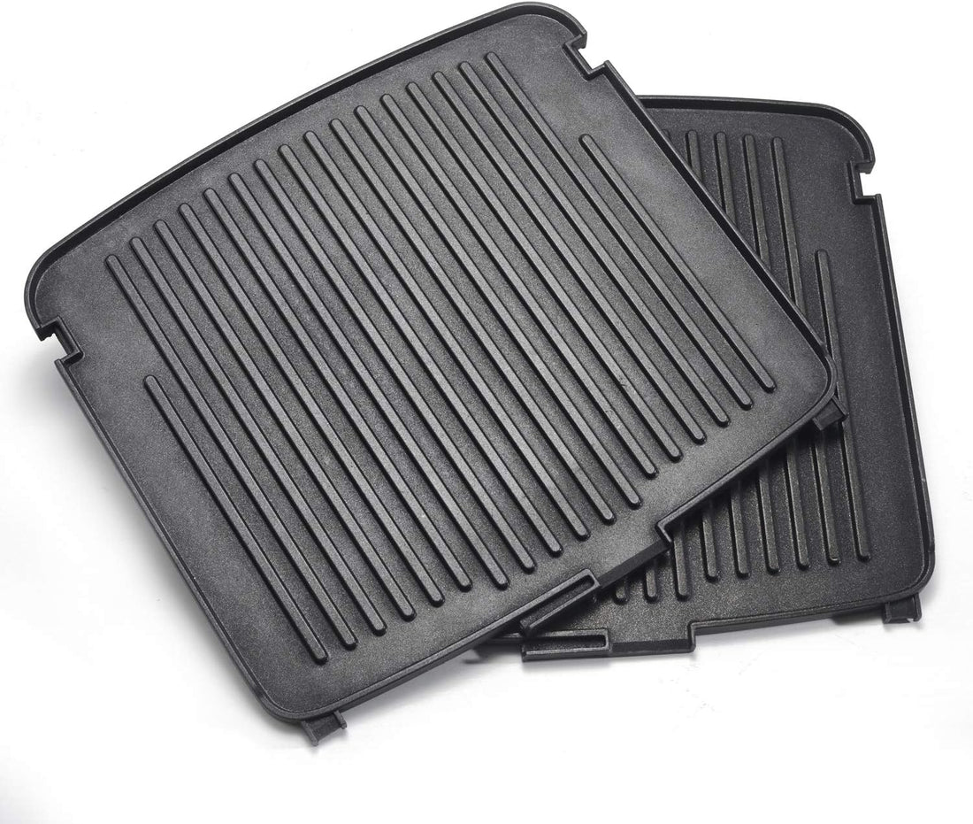 UsKitchen Reversible Grill/Griddle Plates for Cuisinart Griddler GR-150 Deluxe