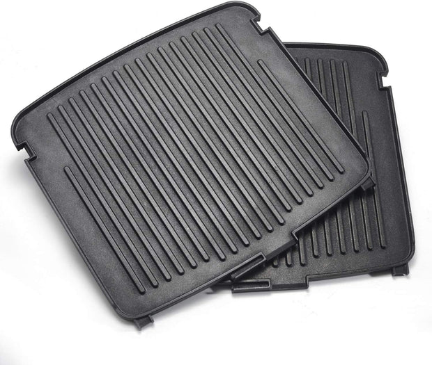 UsKitchen Reversible Grill/Griddle Plates for Cuisinart Griddler GR-150 Deluxe