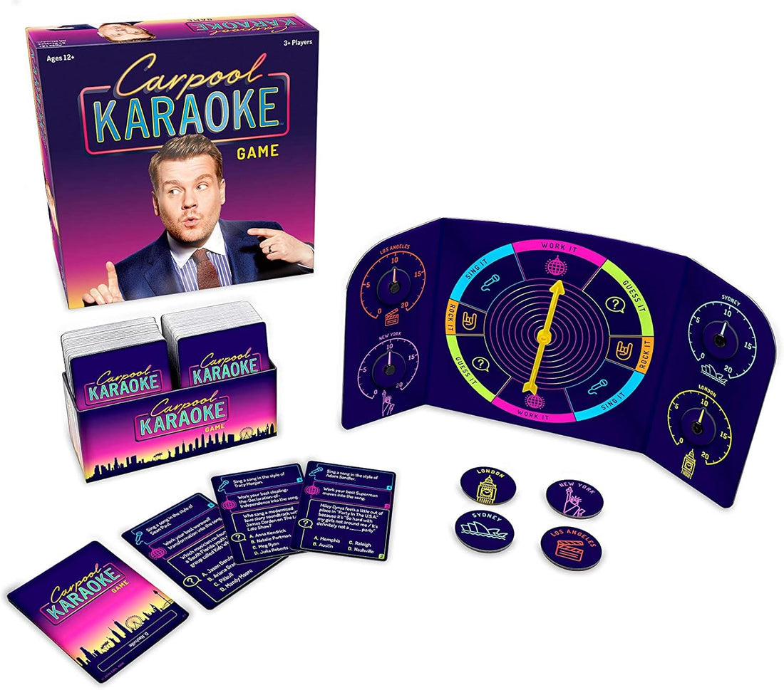 Carpool Karaoke Game, from The Hit Series The Late Late Show with James Corden, 3+ Players