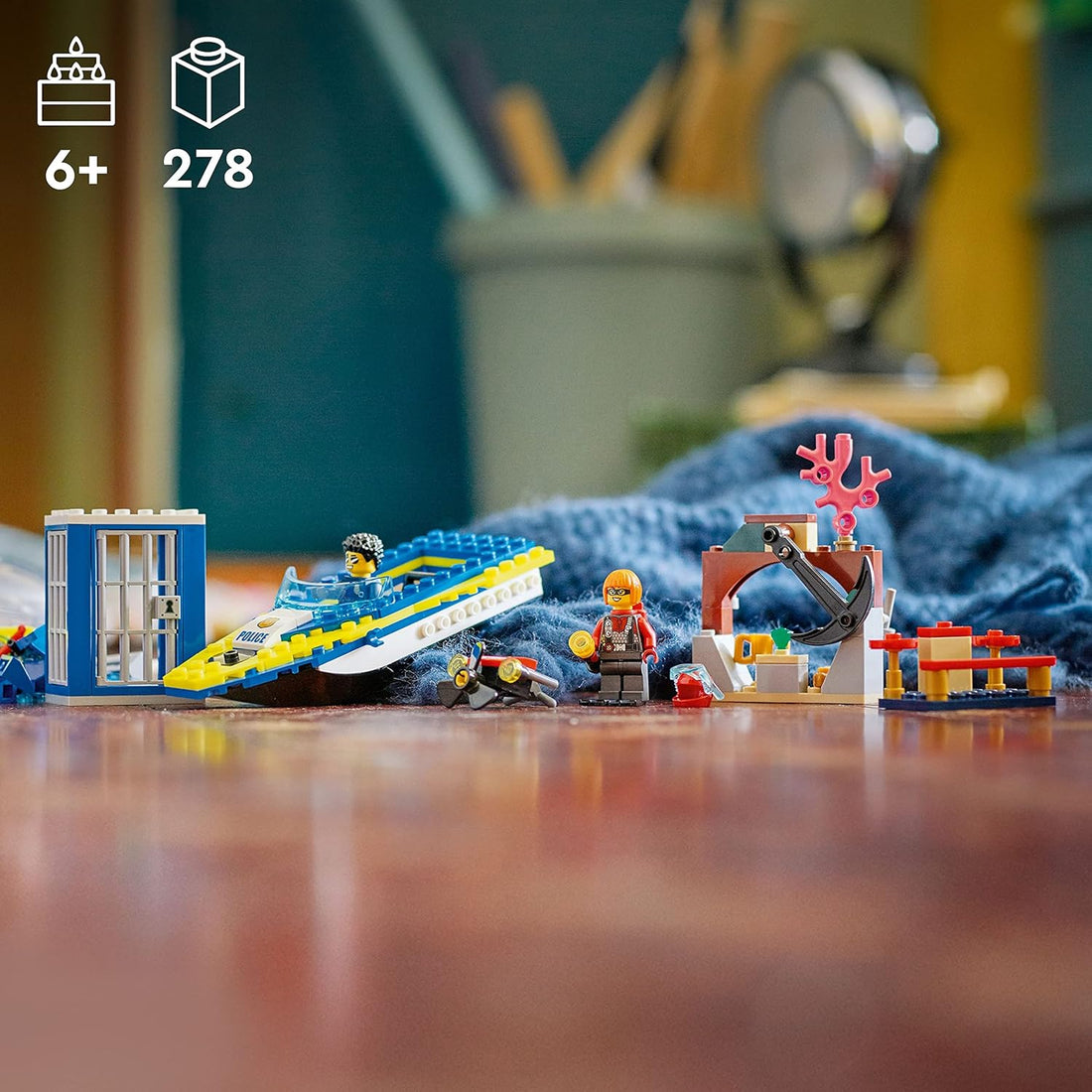 LEGO City Water Police Detective Missions  Building Toy (60355)