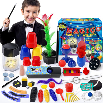 Heyzeibo Magic Kit - 60+ Magic Tricks for Kids