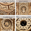 ROKR 3D Wooden Puzzles Delicate Music Box, DIY Mechanical Model Kits AMK52
