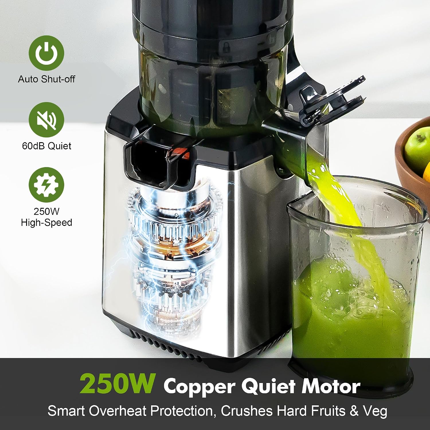 USED/LIKE NEW Fretta Cold Press Juicer, 5.3