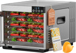 Used Konfintos 700W Food Dehydrator Machine KS1013  6 XL Stainless Steel Trays (13